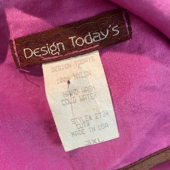 Design Today's Funky Oversize Fuchsia/Magenta Pink Women's Coat, Size 3XL - Picture 10 of 10